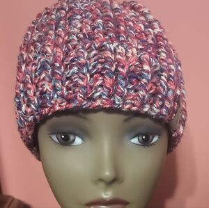 Multicolor Crochet Beanie
